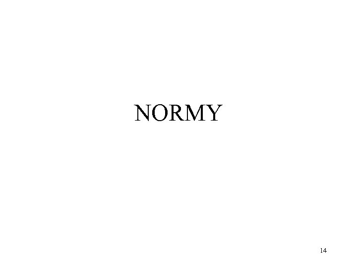 NORMY 14 