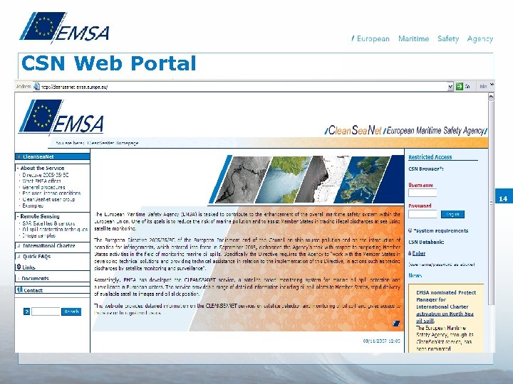 CSN Web Portal 14 