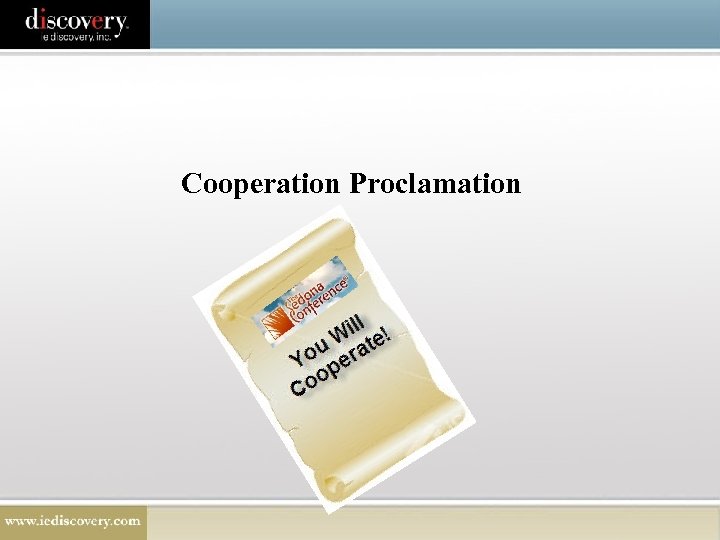 Cooperation Proclamation 