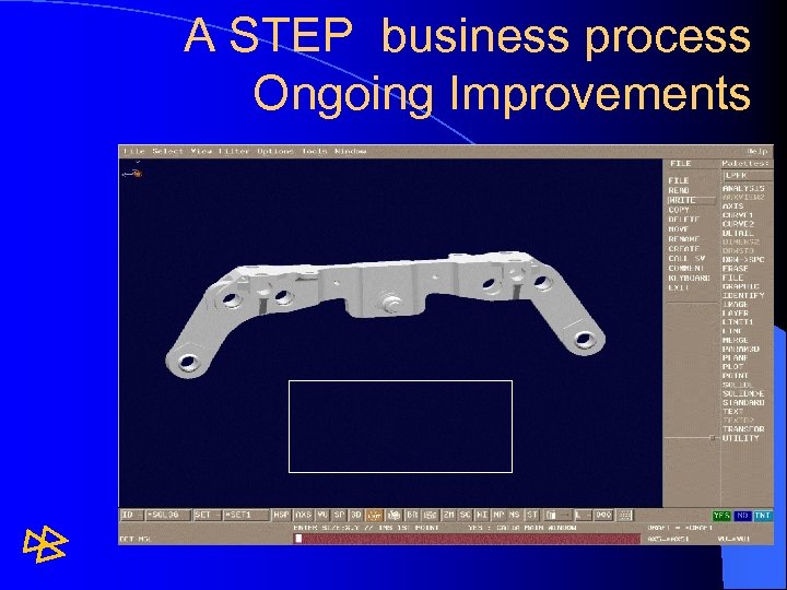 A STEP business process Ongoing Improvements 