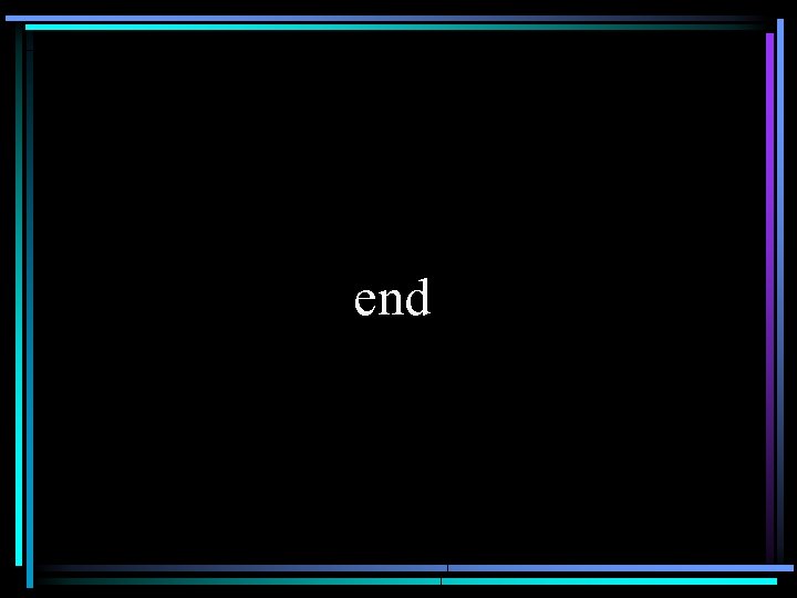 end 