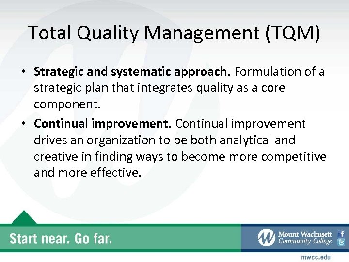 Introduction to Quality and Metrology Quality in