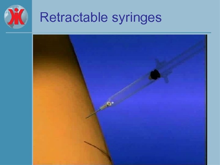 Retractable syringes 