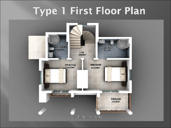 Type 1 First Floor Plan 