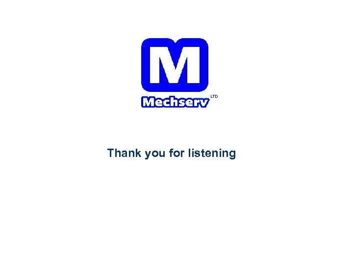 Thank you for listening 