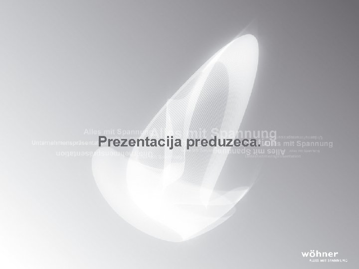 Prezentacija preduzeca. 