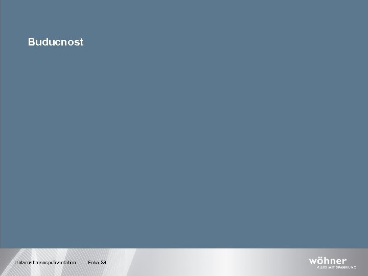 Buducnost Unternehmenspräsentation Folie 23 