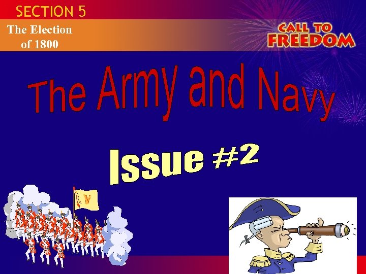 SECTION 5 The Election of 1800 