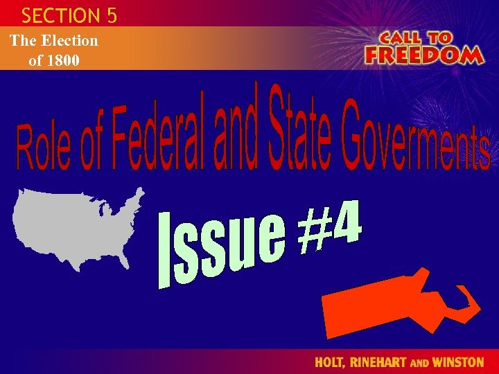 SECTION 5 The Election of 1800 