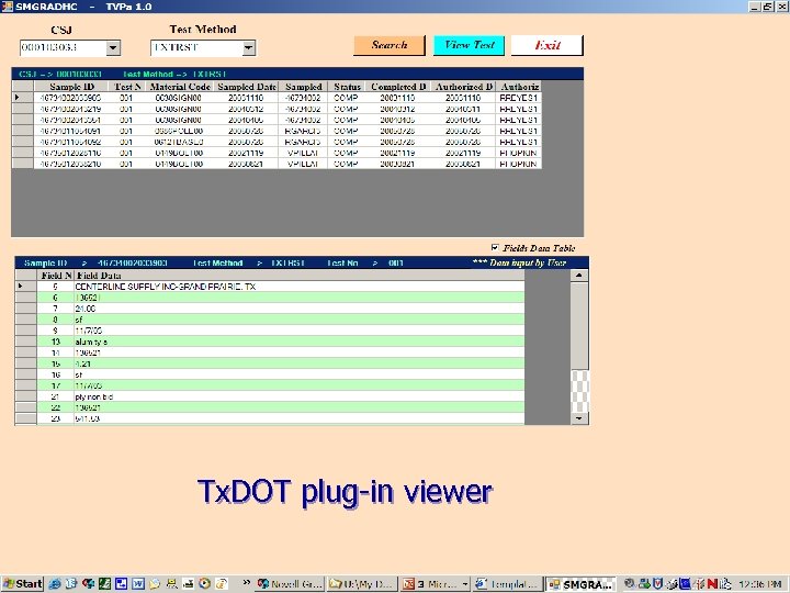 Tx. DOT plug-in viewer 