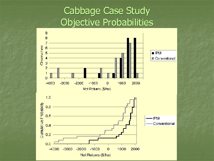 Cabbage Case Study Objective Probabilities 