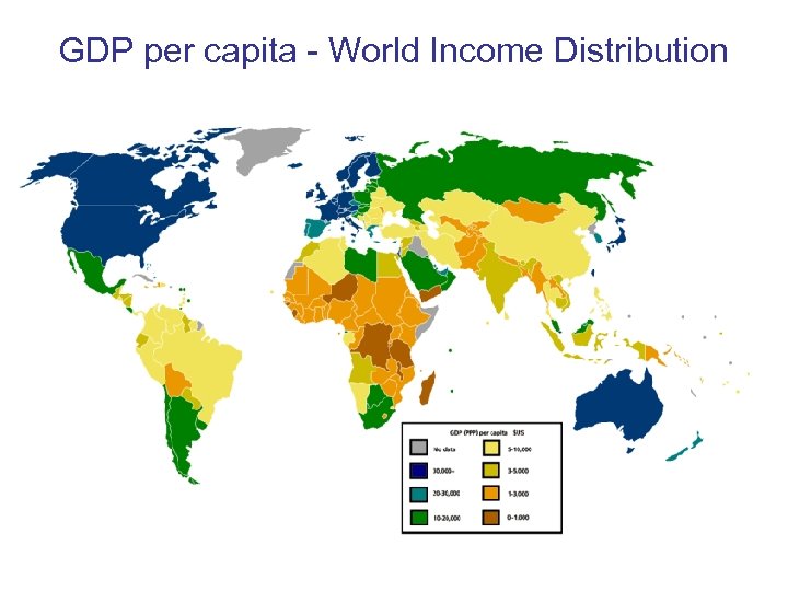 GDP per capita - World Income Distribution 