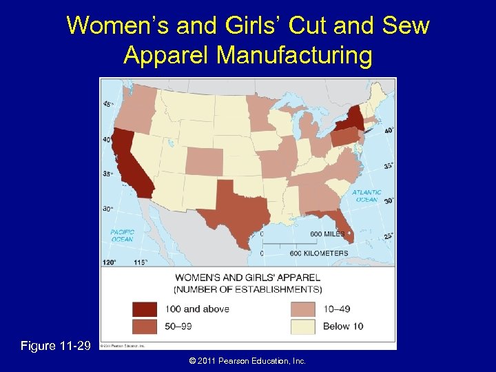 Women’s and Girls’ Cut and Sew Apparel Manufacturing Figure 11 -29 © 2011 Pearson