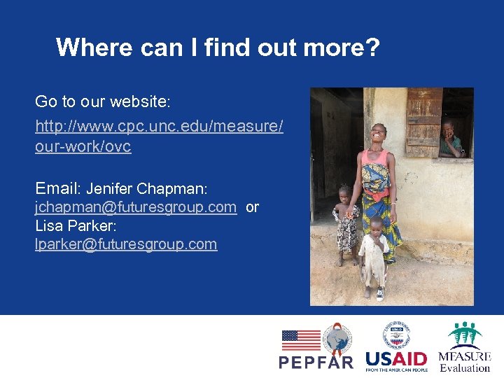 Where can I find out more? Go to our website: http: //www. cpc. unc.