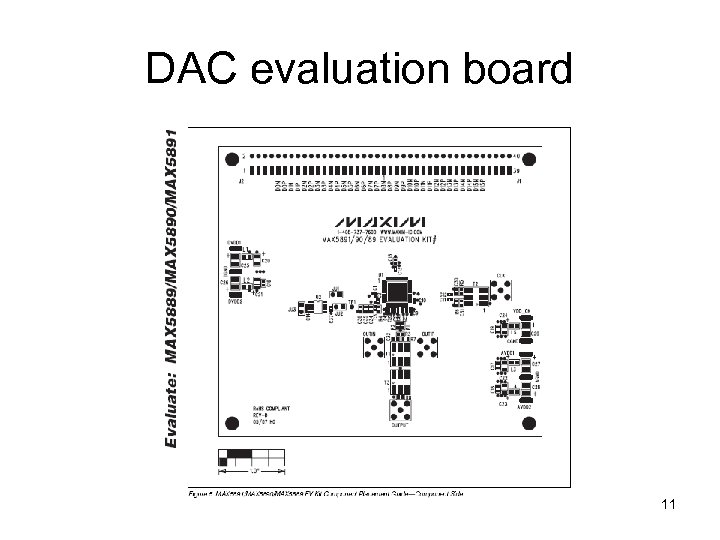 DAC evaluation board 11 