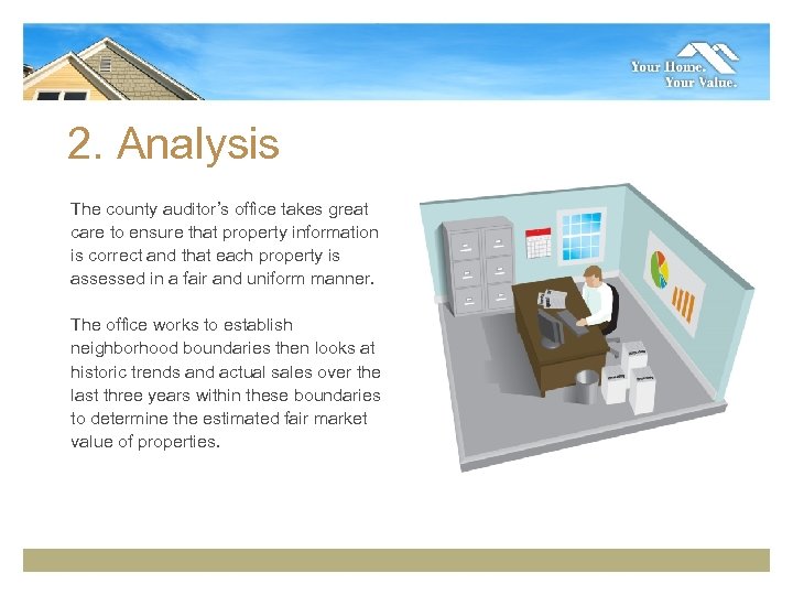 2. Analysis The county auditor’s office takes great care to ensure that property information