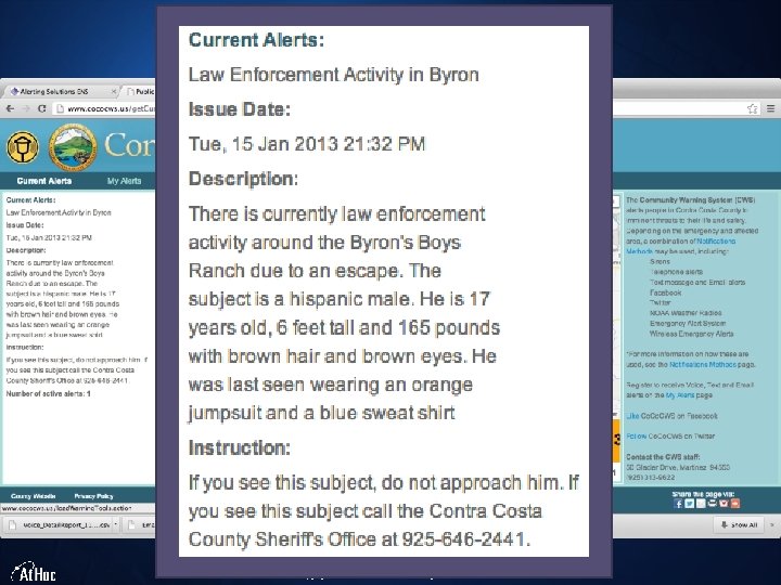 Copyright © 2013. At. Hoc, Inc. All rights reserved. 