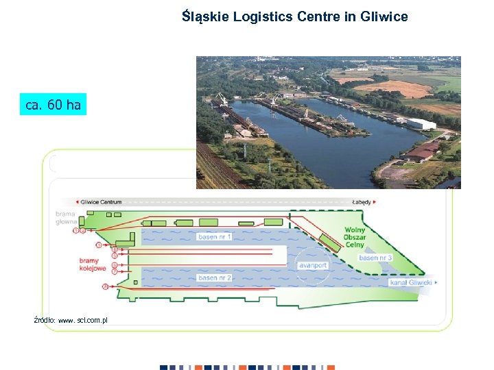 Śląskie Logistics Centre in Gliwice ca. 60 ha Źródło: www. scl. com. pl 