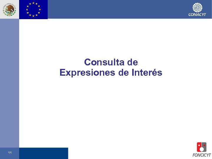 Consulta de Expresiones de Interés 11 