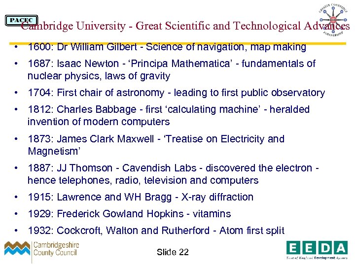 Cambridge University - Great Scientific and Technological Advances • 1600: Dr William Gilbert -