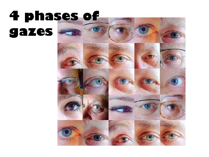 4 phases of gazes 