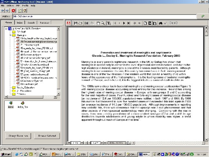 nursing knowledge anytime anywhere Slide 33 September 2004 Muriel Haire, Librarian/Web Administrator, INO 