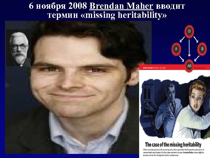 6 ноября 2008 Brendan Maher вводит термин «missing heritability» 