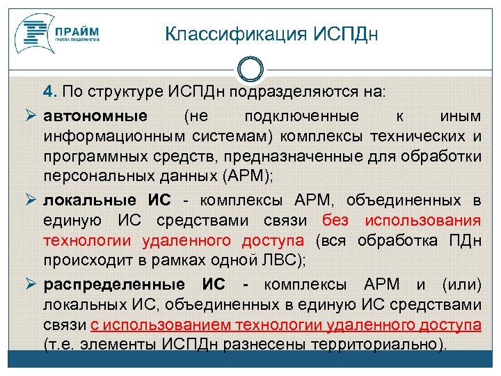 Информационная система персональных данных