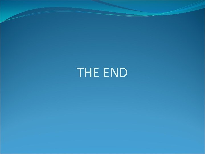 THE END 