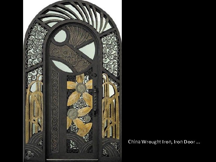 China Wrought Iron, Iron Door. . . 