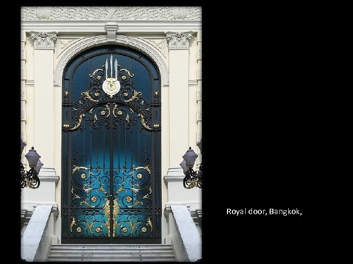 Royal door, Bangkok, 