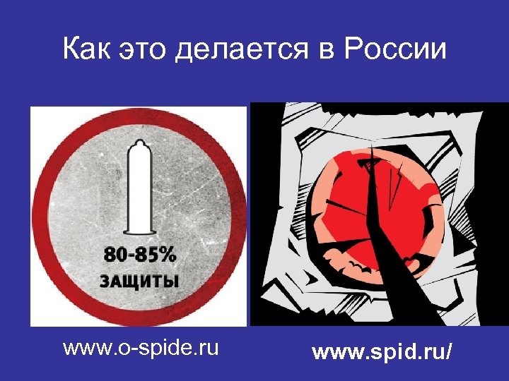 Как это делается в России www. o-spide. ru www. spid. ru/ 