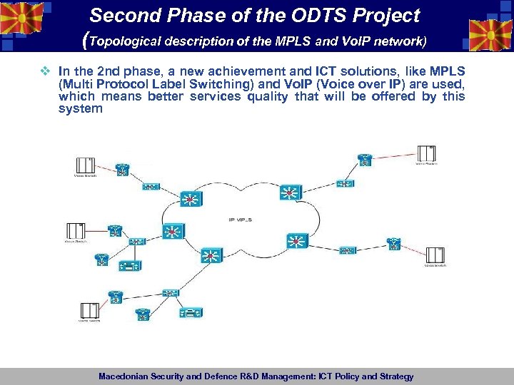 Second Phase of the ODTS Project (Topological description of the MPLS and Vo. IP