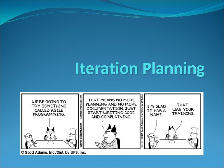 Iteration Planning 