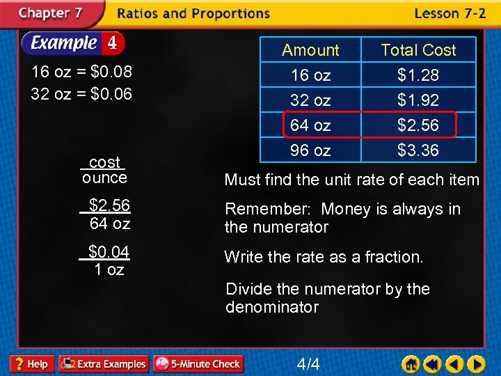16 oz = $0. 08 32 oz = $0. 06 cost ounce Amount 16