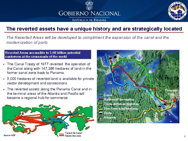 The reverted assets have a unique history and are strategically located The Reverted Areas