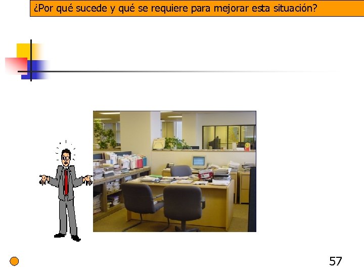 ¿Por qué sucede y qué se requiere para mejorar esta situación? 57 