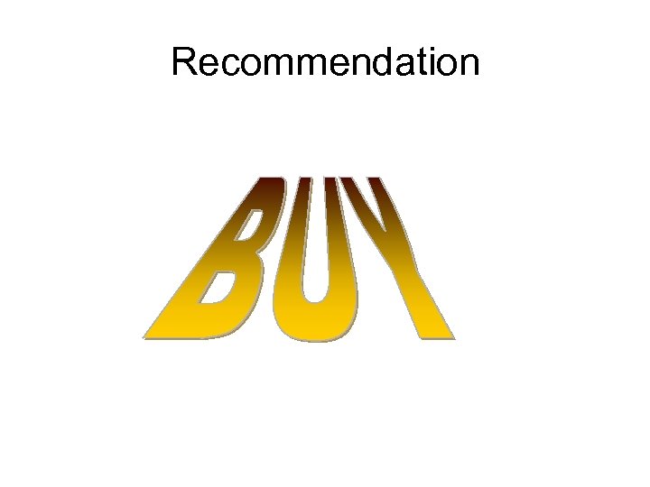 Recommendation 