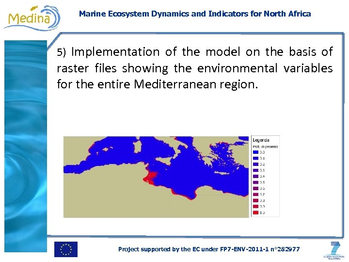 Marine Ecosystem Dynamics and Indicators for North Africa 5) Implementation of the model on