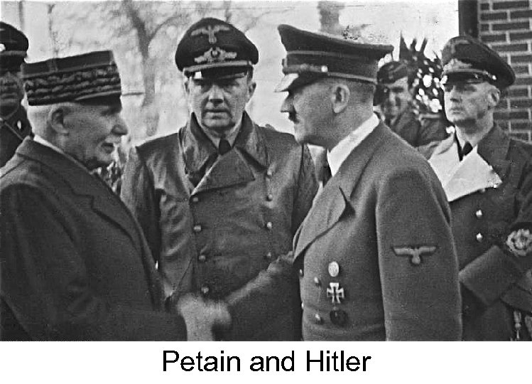 Petain and Hitler 