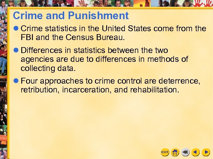 Crime and Punishment l Crime statistics in the United States come from the FBI