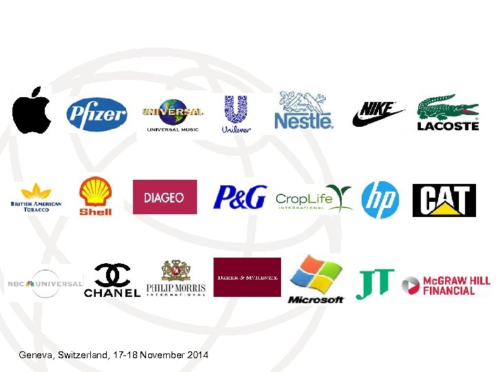 Geneva, Switzerland, 17 -18 November 2014 