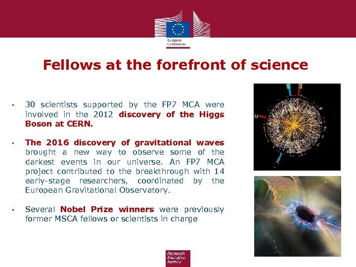 Fellows at the forefront of science • 30 scientists supported by the FP 7