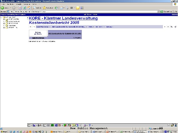 NPM- New Public Management 85 