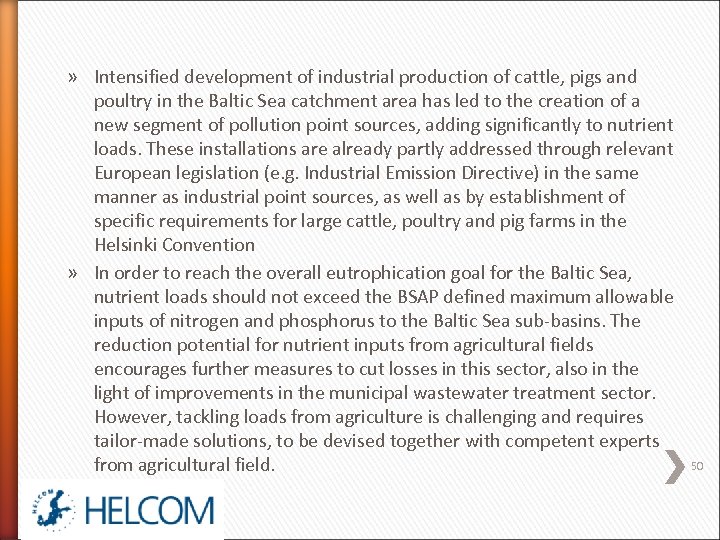 » Intensified development of industrial production of cattle, pigs and poultry in the Baltic