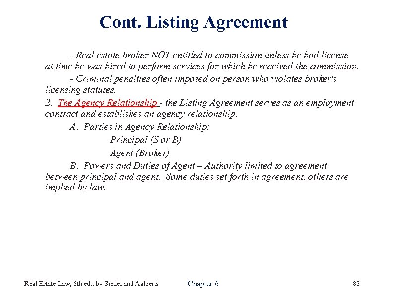 Cont. Listing Agreement - Real estate broker NOT entitled to commission unless he had