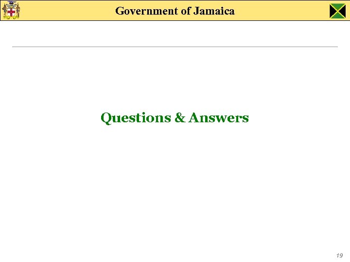 Government of Jamaica Questions & Answers 19 