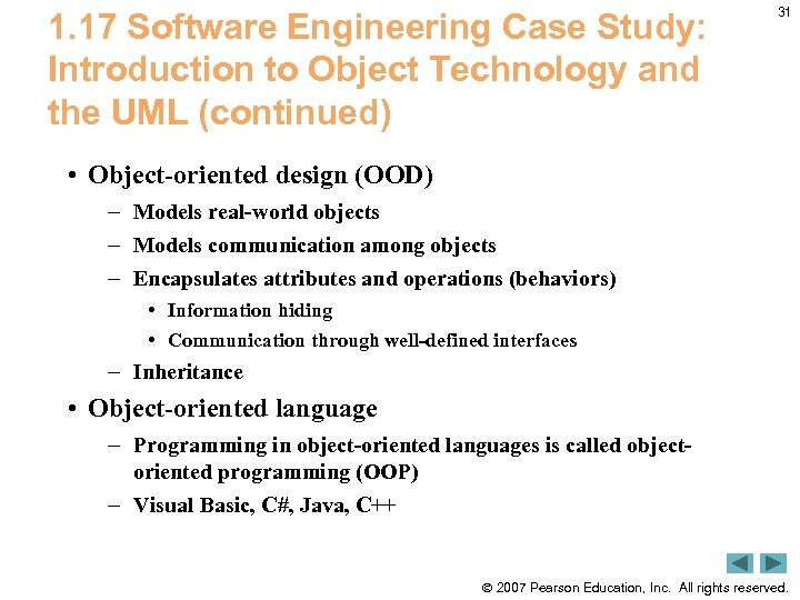 1. 17 Software Engineering Case Study: Introduction to Object Technology and the UML (continued)