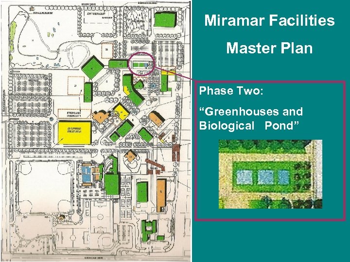 Miramar Facilities Master Plan Phase Two: “Greenhouses and Biological Pond” 