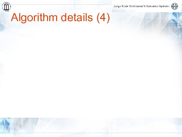 Algorithm details (4) 